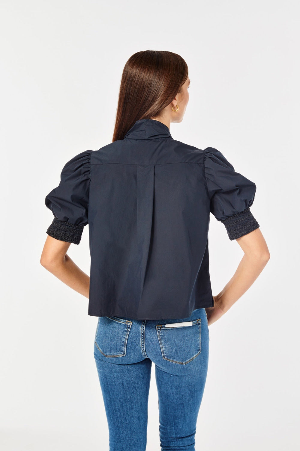 Peggy - Navy - Blouse