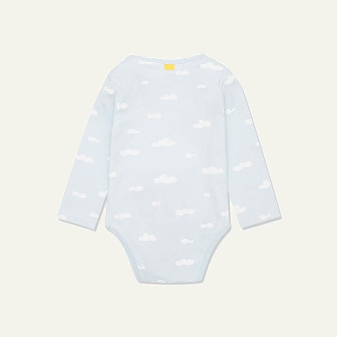 Cloud Baby Bodysuit - Mist/white