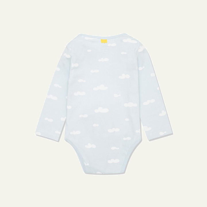 Cloud Baby Bodysuit - Mist/white