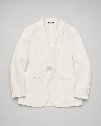 Phillip Single-Breasted Shawl Dinner Jacket - White - 38 - Jacket