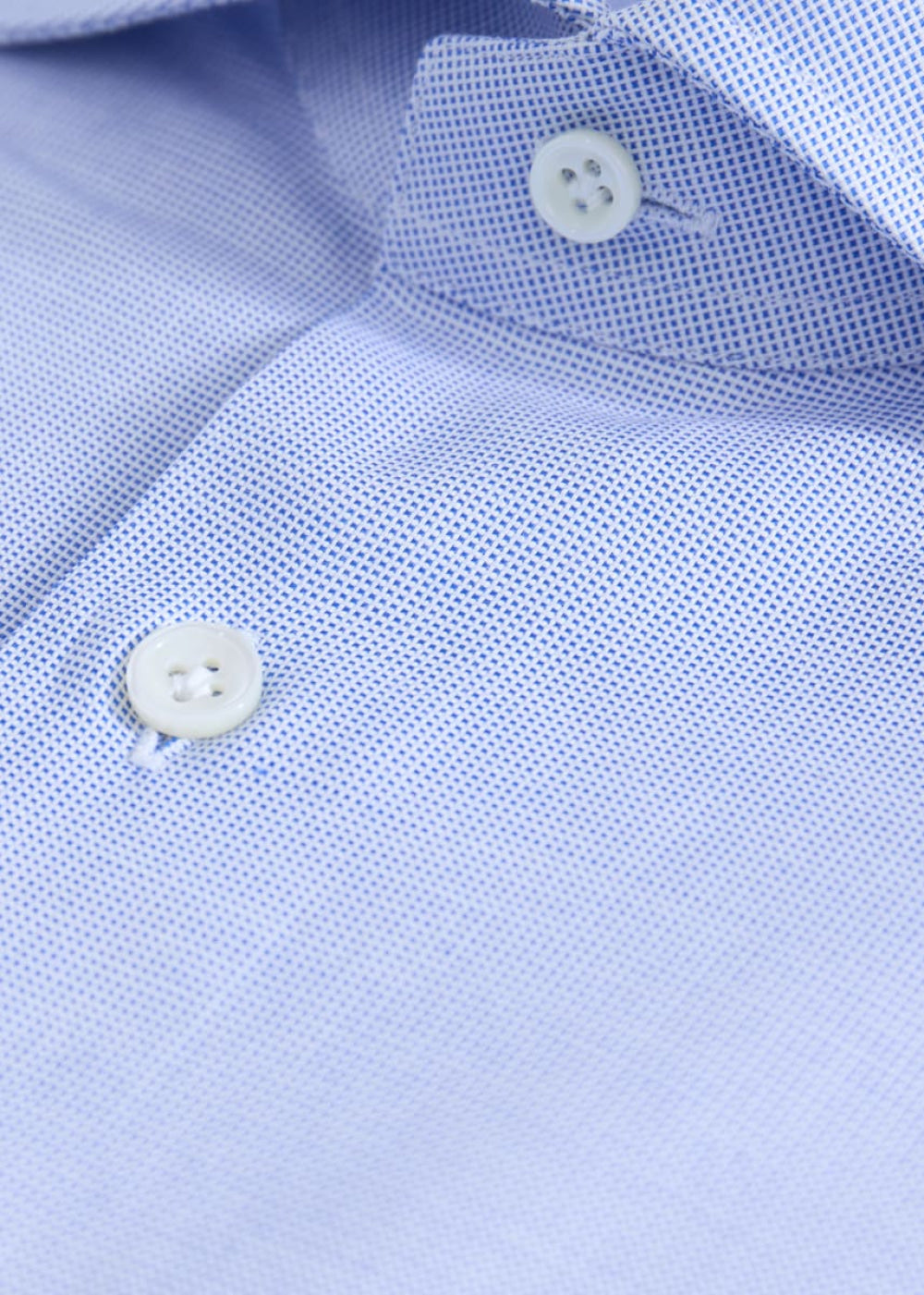 Phineas Cole Cotton Oxford Dress Shirt - Blue - Dress Shirt