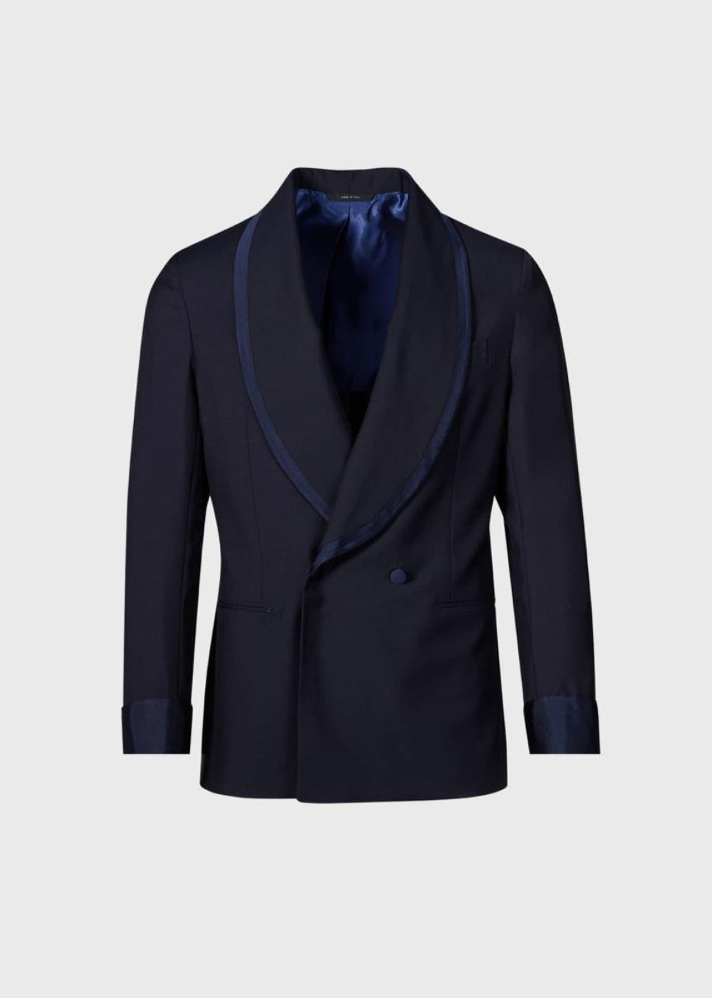 Phineas Cole Double Breasted Shawl Lapel Tuxedo - Navy - 40 - Tuxedo