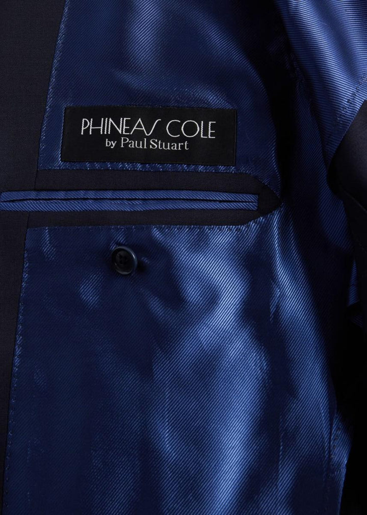 Phineas Cole Double Breasted Shawl Lapel Tuxedo - Navy - 40 - Tuxedo