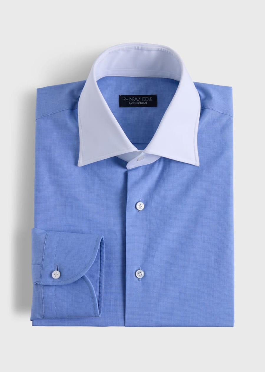 Phineas Cole Dress Shirt - Blue/White - Dress Shirt