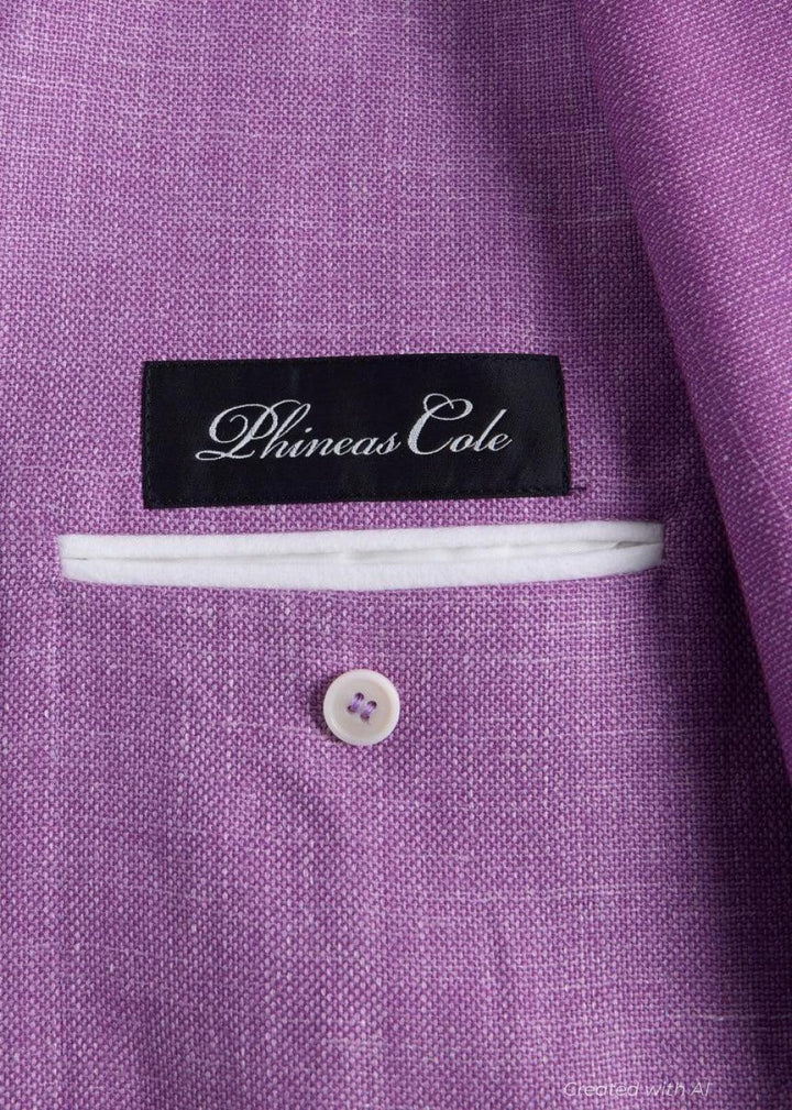 Phineas Cole Hopsack Jacket - Lavender - Blazer