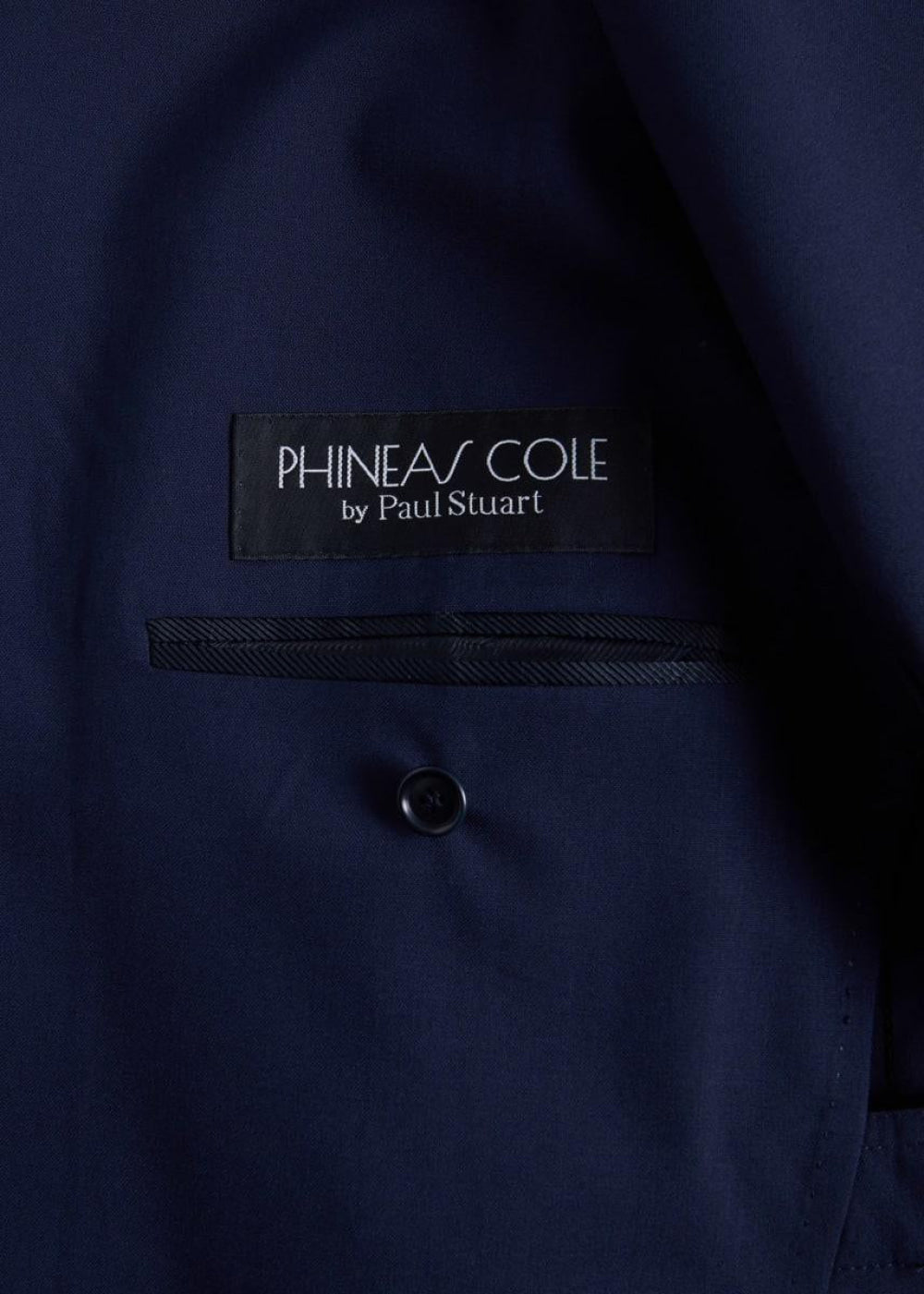 Phineas Cole Lightweight Wool Double Breasted Suit - Navy - 40 (Tall) - Suit