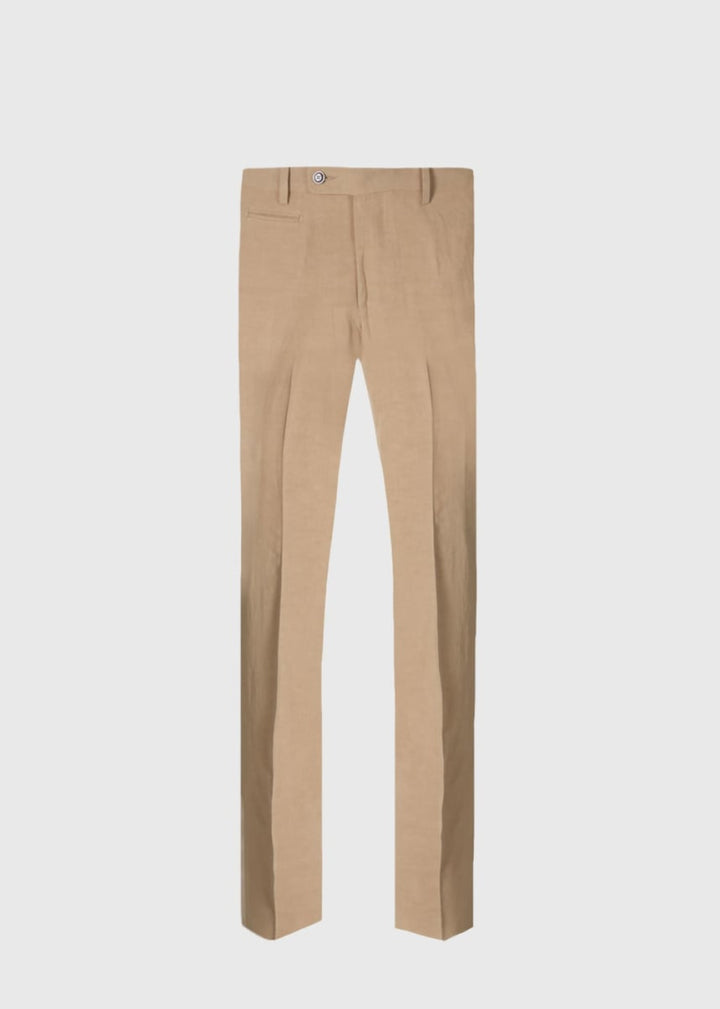 Phineas Cole Plain Front Dress Pant - Khaki - 38 - Pants