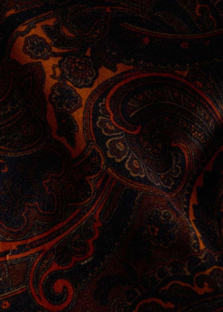 Phineas Cole Printed Paisley Jacket - Orange - Blazer
