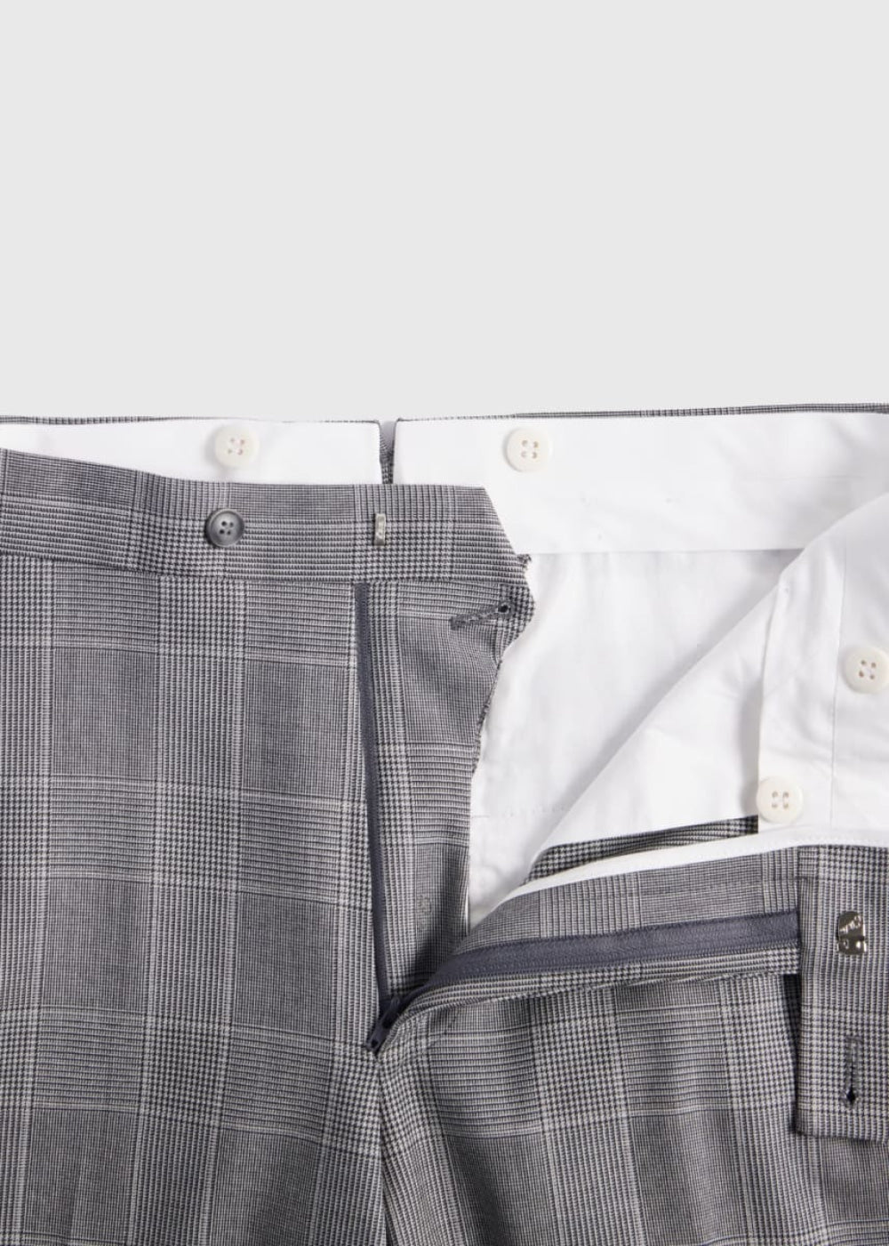 Phineas Cole Super 120s Wool Plaid Suit - Grey - 42 (Long) - Suit