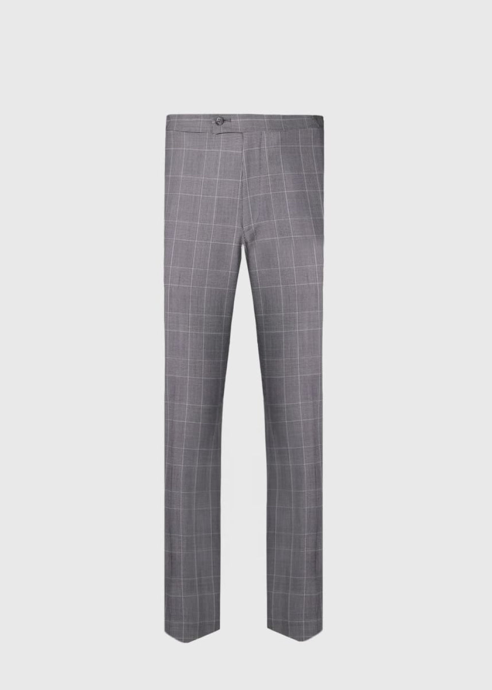 Phineas Cole Super 120s Wool Plaid Suit - Grey - 42 (Long) - Suit