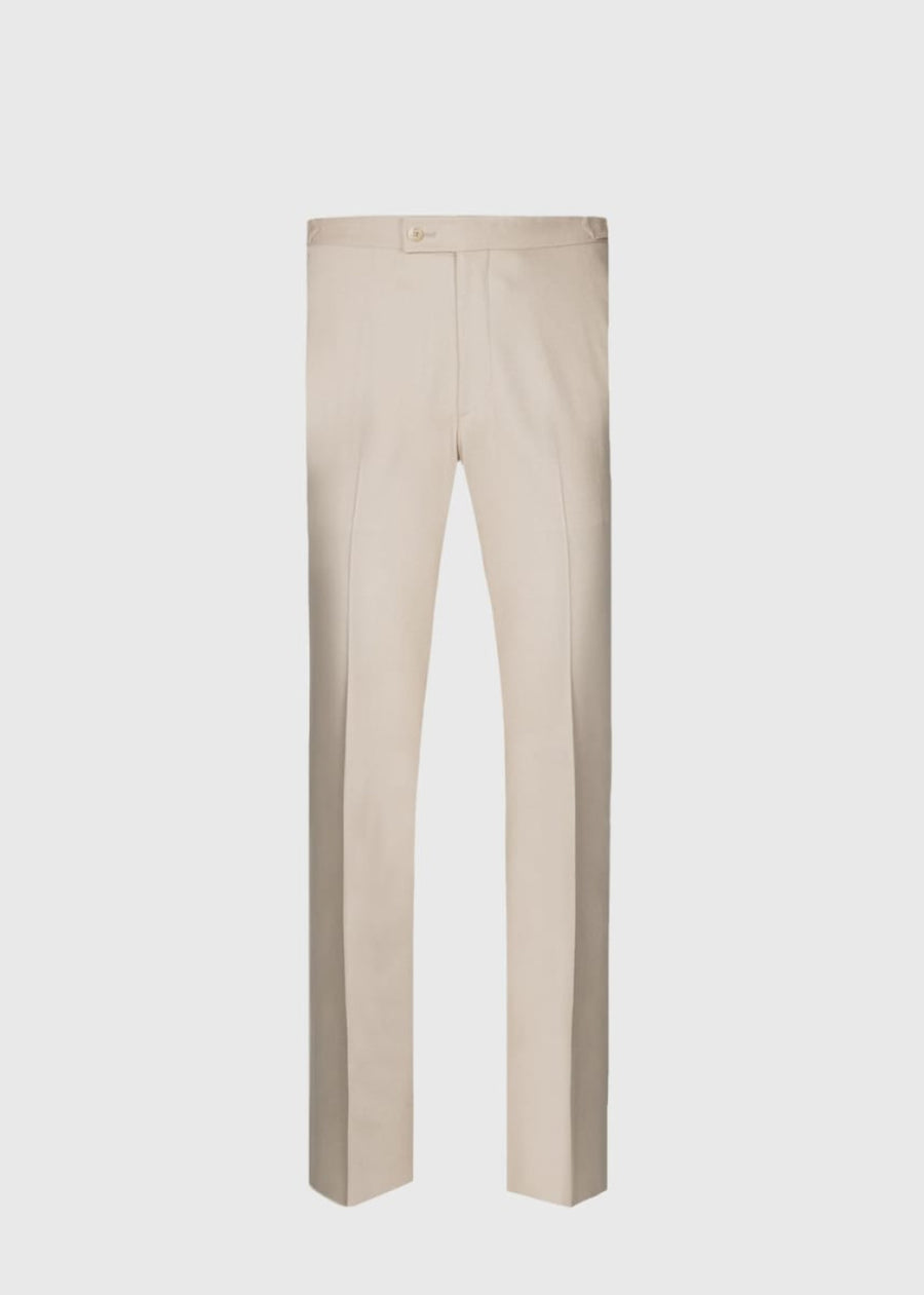 Phineas Cole Wool Flannel Trouser - Tan - Trouser
