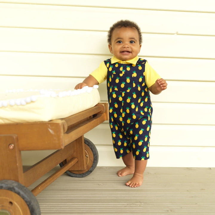 Pineapple Overalls - 24m - Overalls