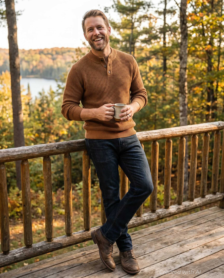 Pinecrest Sweater - Leather Brown - Sweater