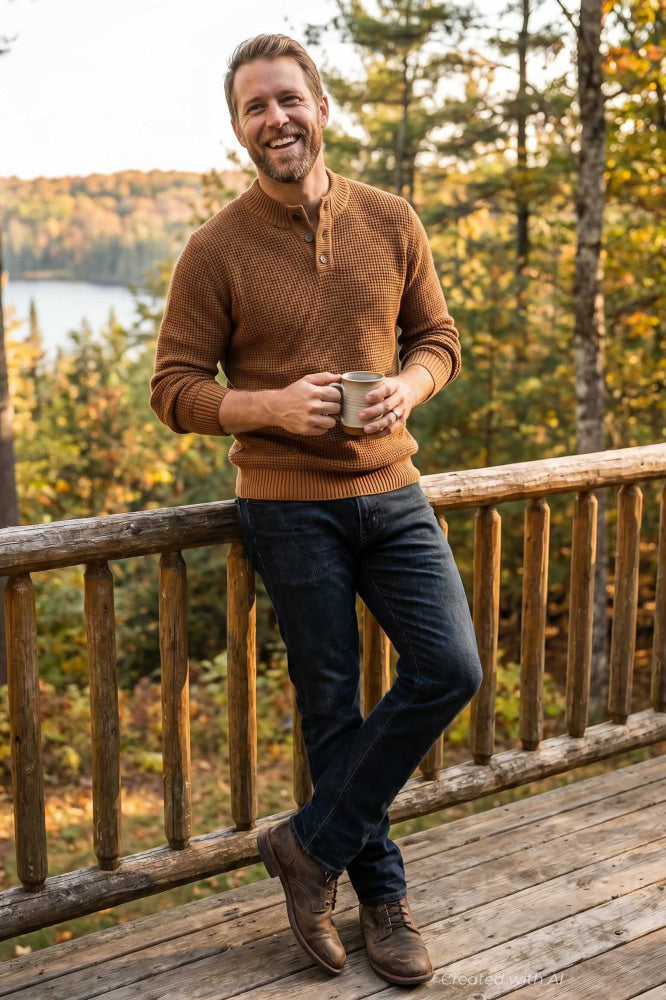 Pinecrest Sweater - Leather Brown - Sweater
