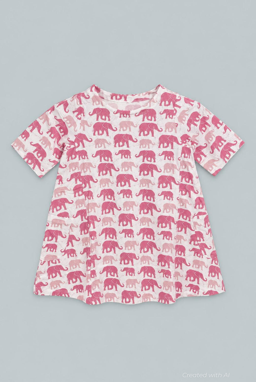 Pink Elephant Tunic - Grace - Dresses