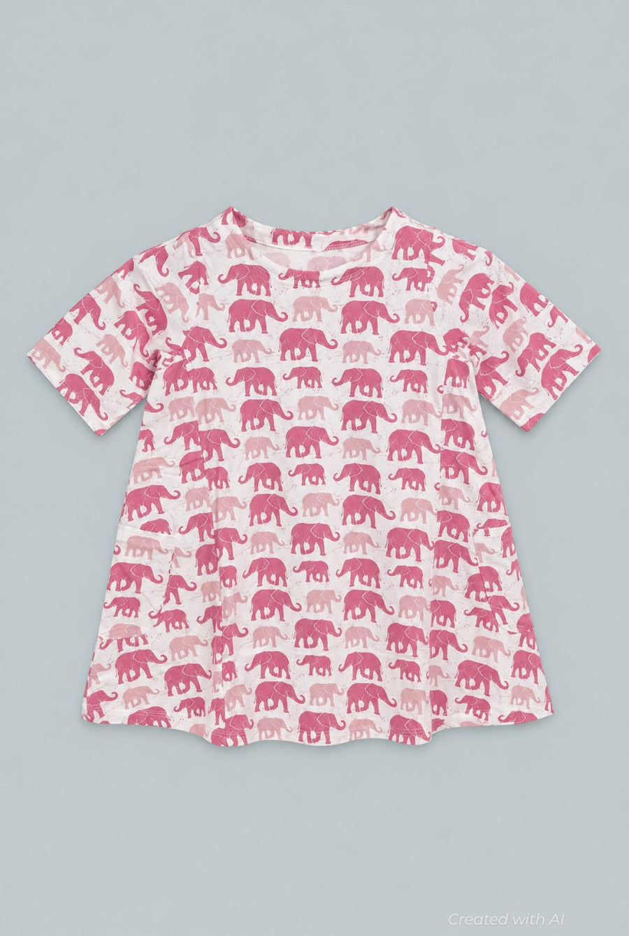 Pink Elephant Tunic - Grace - Dresses