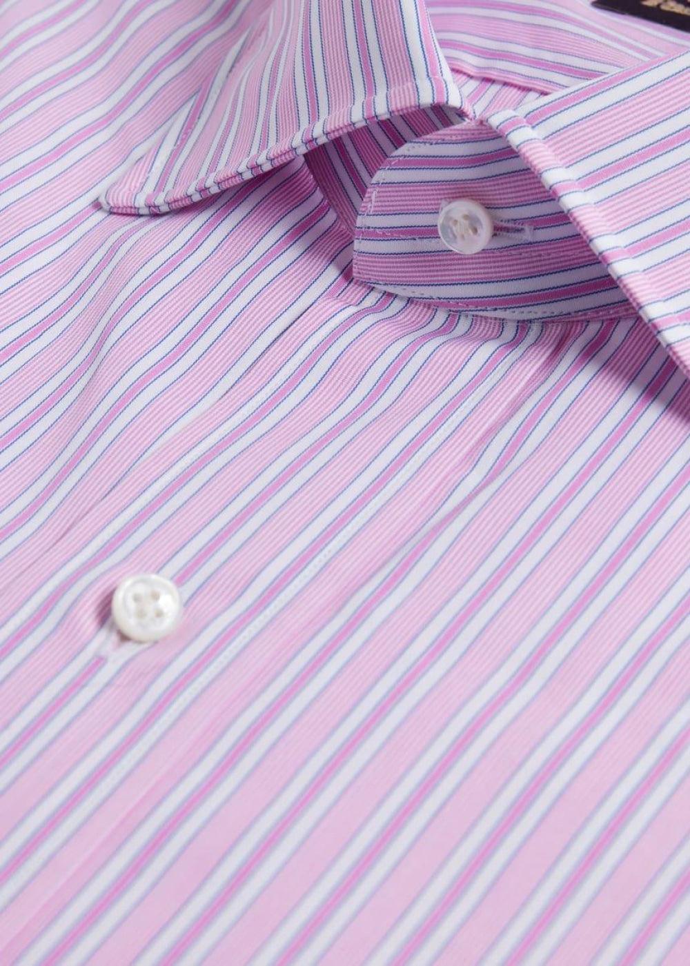 Pink Narrow Stripe Dress Shirt - Pink - Dress Shirt