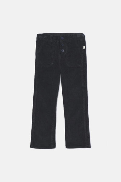 Pinwale Corduroy Flared Pants - Dark Grey - 2Y - Pants