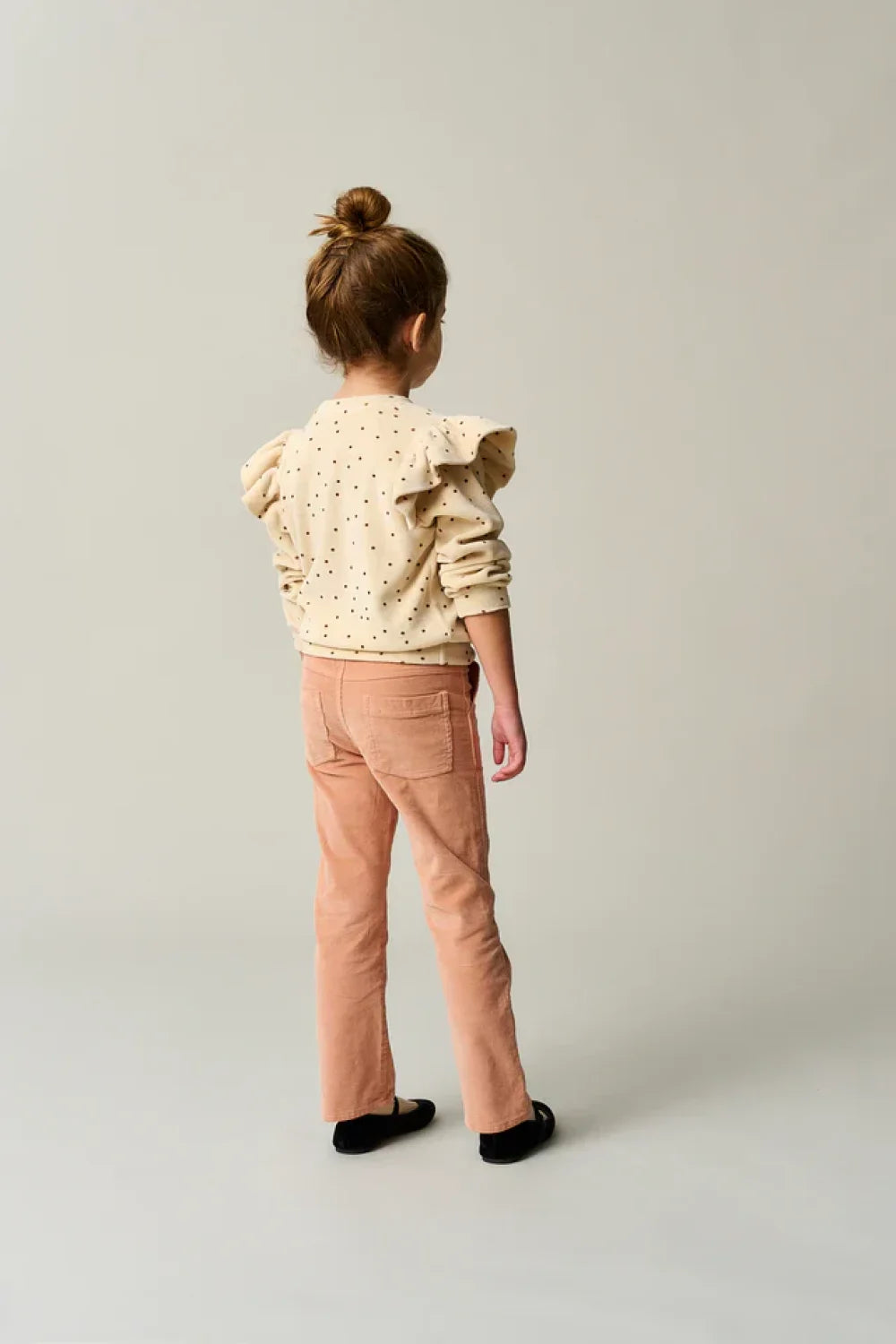 Pinwale Corduroy Flared Pants - Pink - Pants