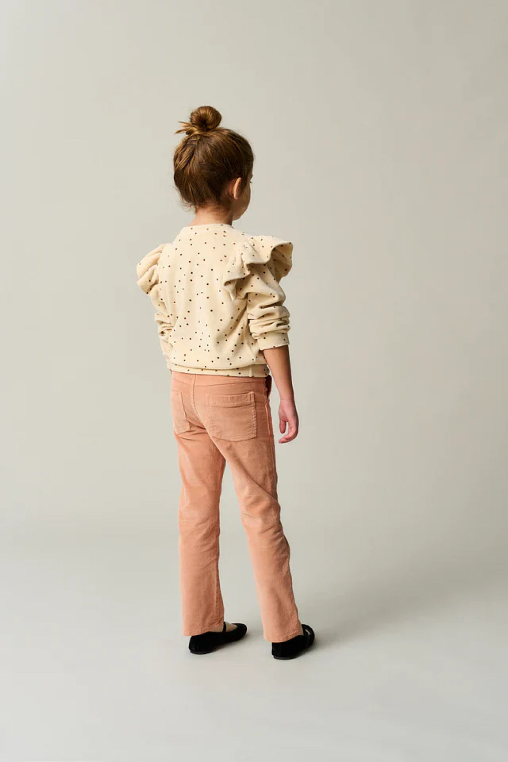 Pinwale Corduroy Flared Pants - Pink - Pants