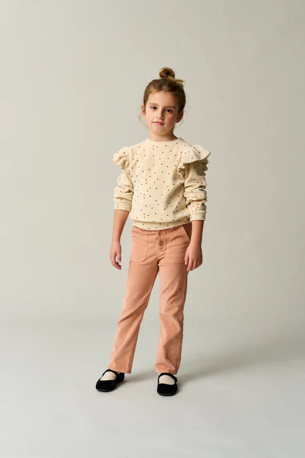 Pinwale Corduroy Flared Pants - Pink - Pants