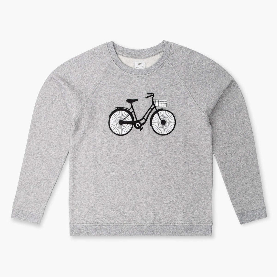 Adult Embroidered Crewneck Sweatshirt - Wheelie Cute