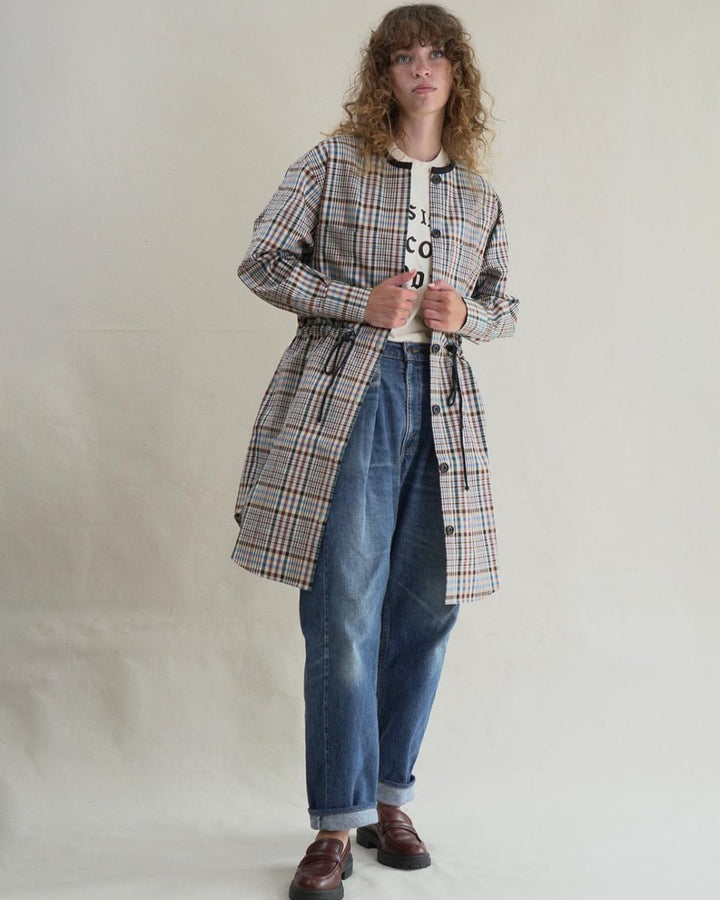 Plaid Anorak Dress - Multi - M/L - Anorak