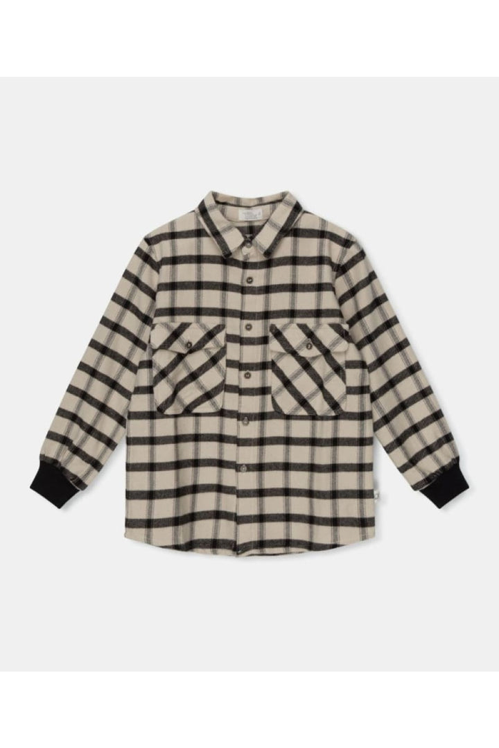 Plaid Contrast Shirt - Multi - 10Y - Button Down Shirt