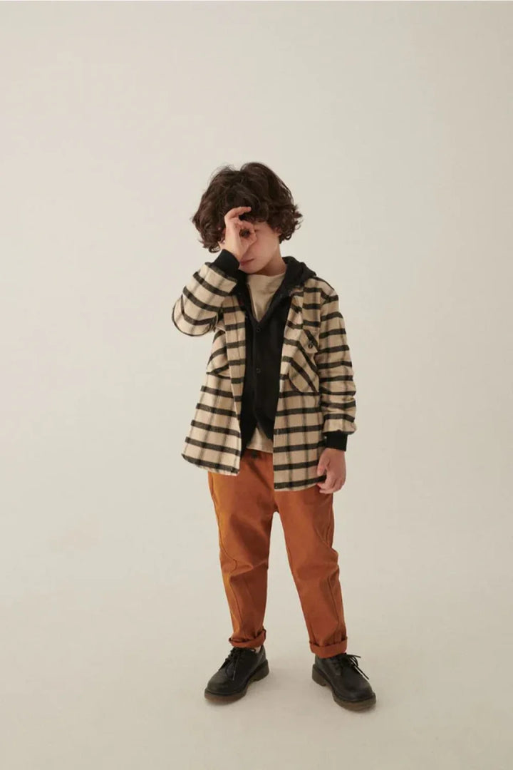 Plaid Contrast Shirt - Multi - 10Y - Button Down Shirt