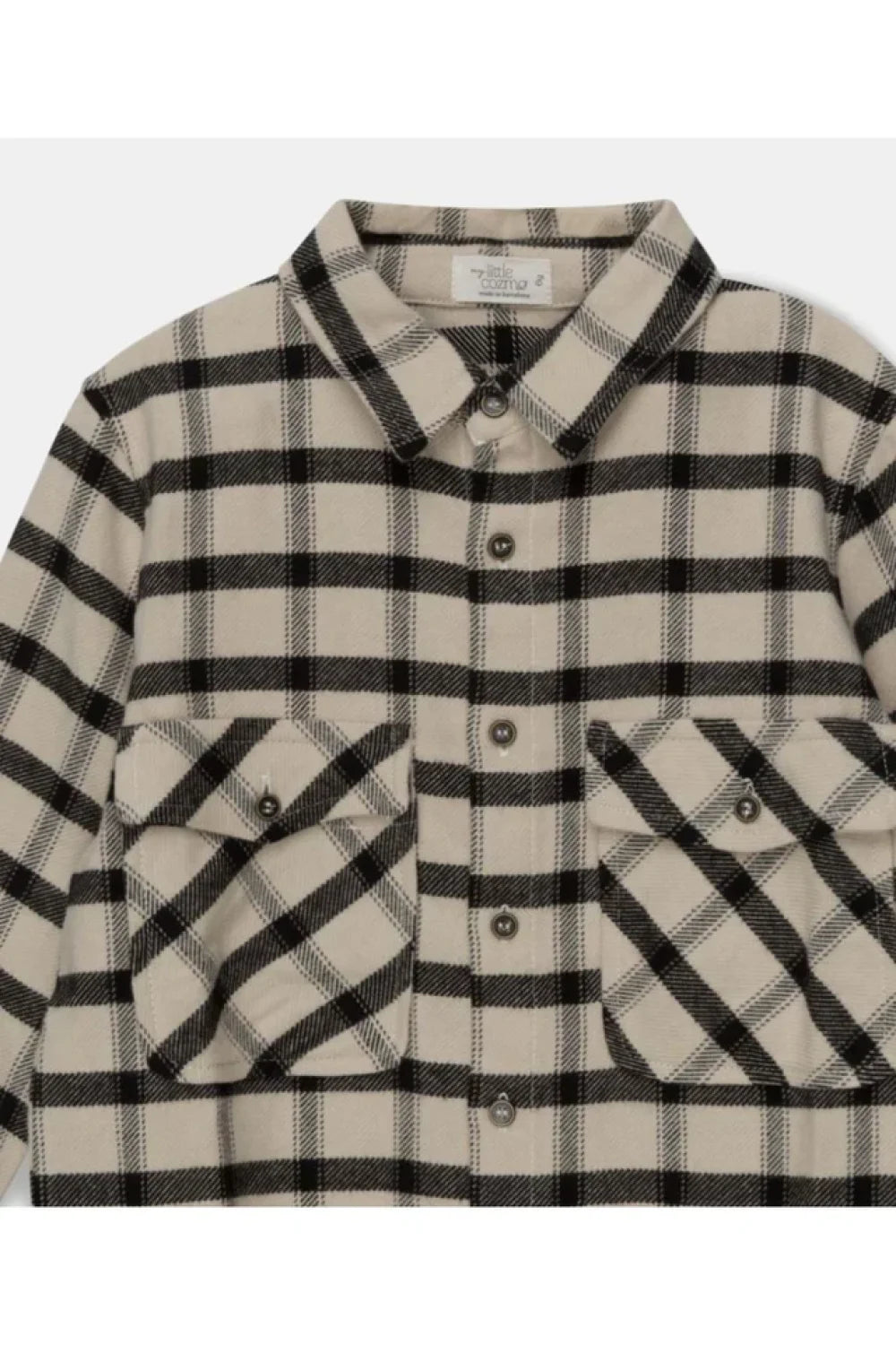 Plaid Contrast Shirt - Multi - 10Y - Button Down Shirt