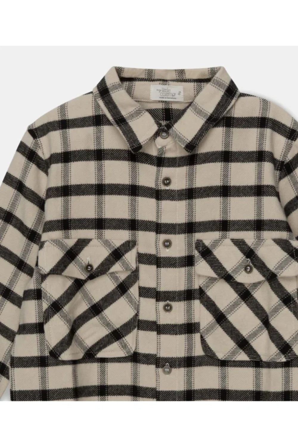 Plaid Contrast Shirt - Multi - 10Y - Button Down Shirt