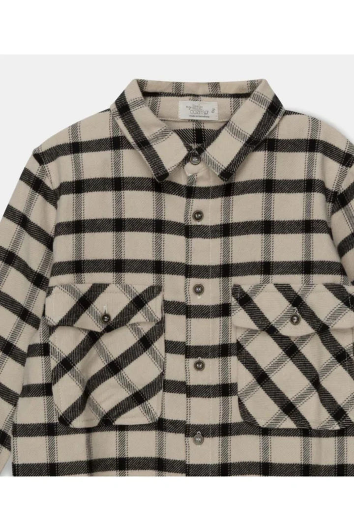 Plaid Contrast Shirt - Multi - 10Y - Button Down Shirt