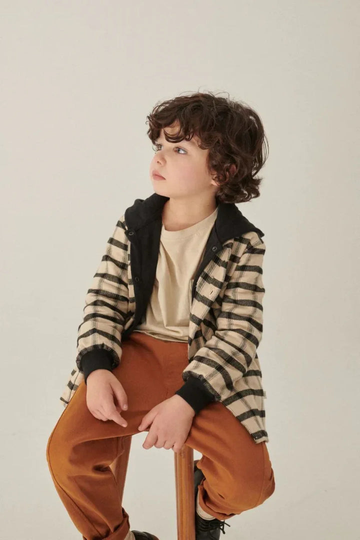 Plaid Contrast Shirt - Multi - 10Y - Button Down Shirt