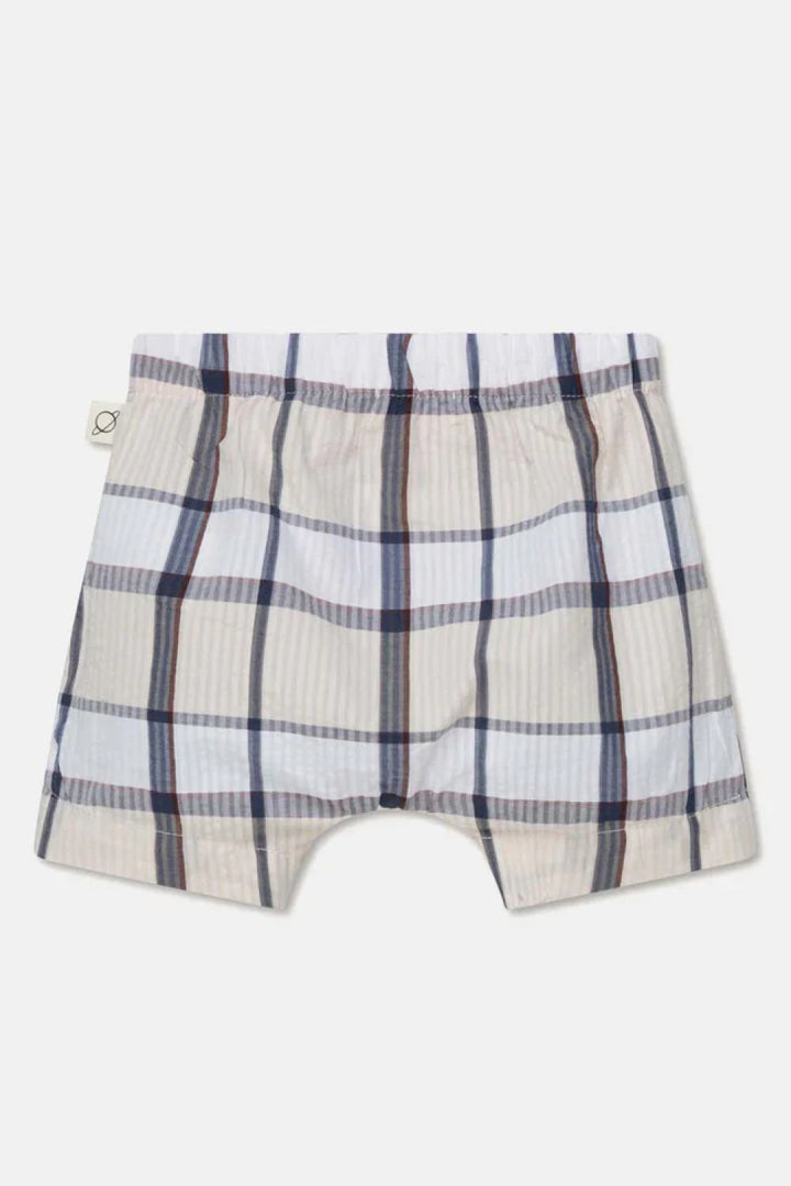 Plaid seersucker baby shorts - Unique - 6M - Shorts