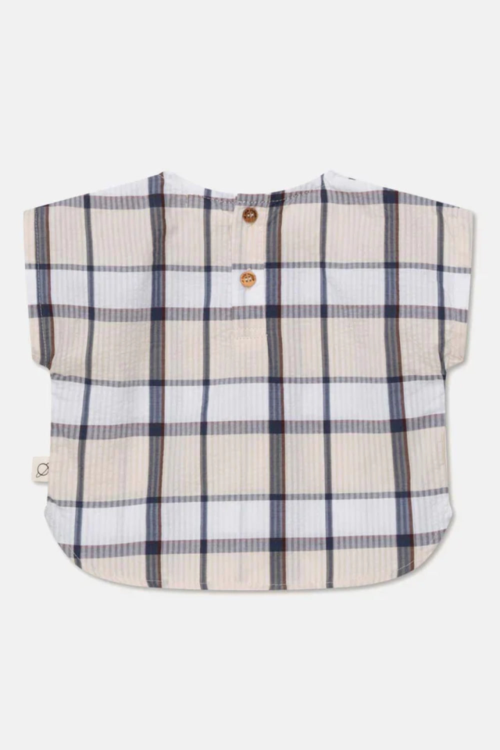 Plaid seersucker baby top - Unique - Shirt