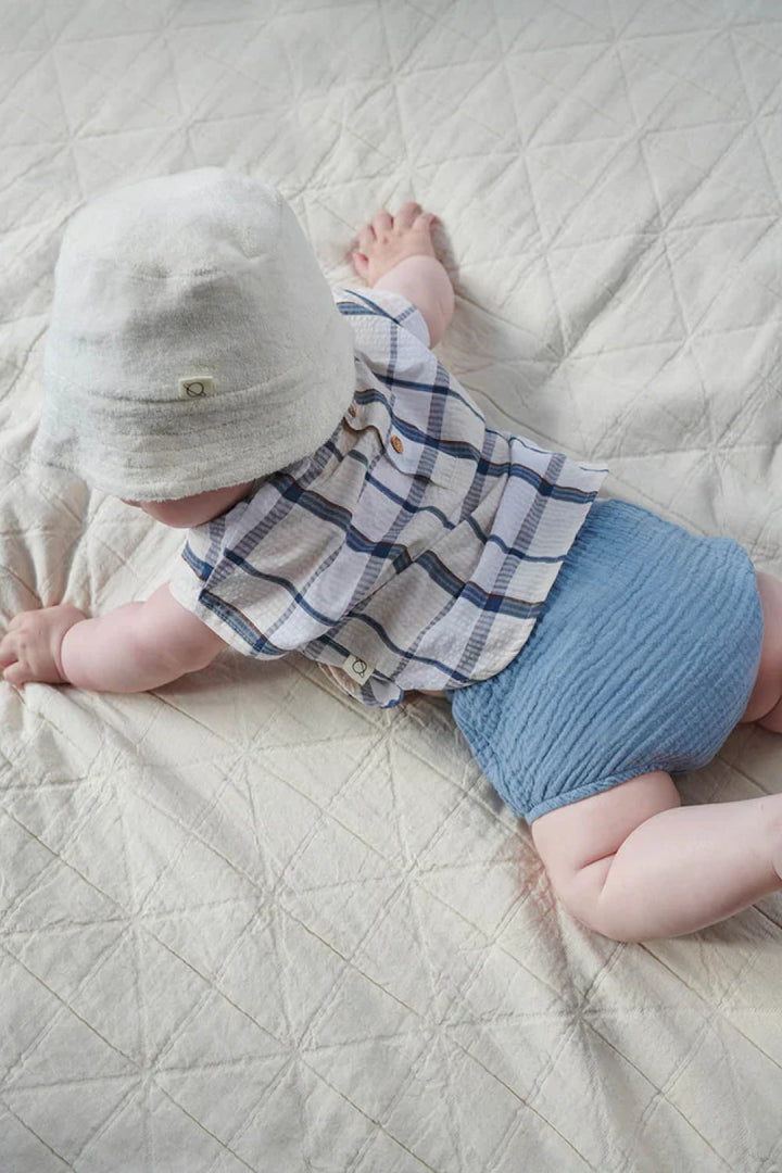 Plaid seersucker baby top - Unique - Shirt