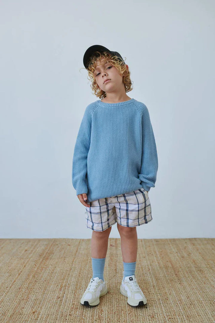 Plaid seersucker bermuda shorts - Unique - Bermuda Short