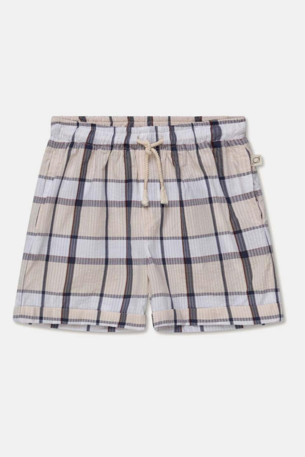 Plaid seersucker bermuda shorts - Unique - Bermuda Short