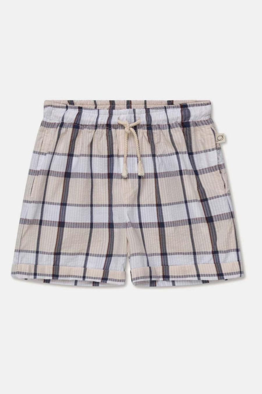 Plaid seersucker bermuda shorts - Unique - Bermuda Short