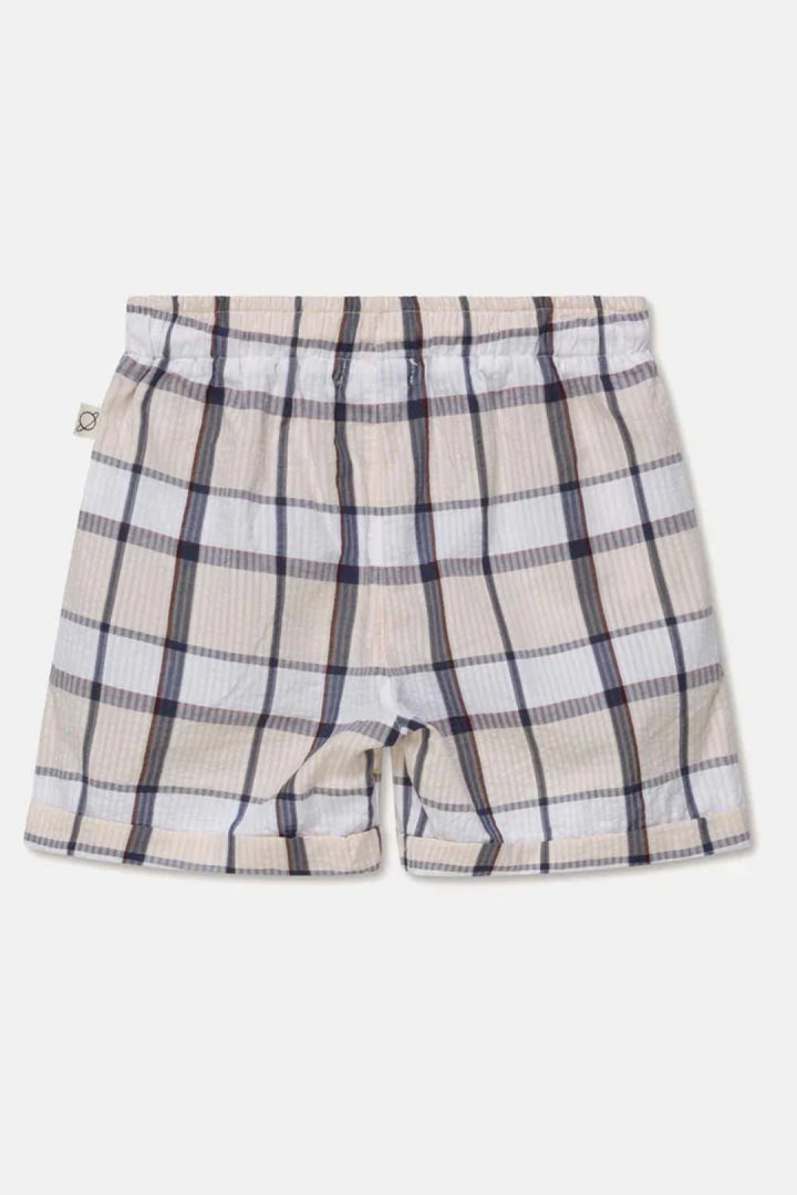 Plaid seersucker bermuda shorts - Unique - Bermuda Short