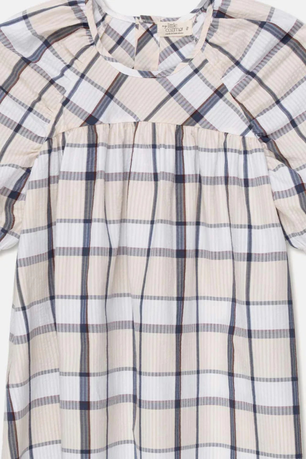 Plaid seersucker dress - Unique - Dresses