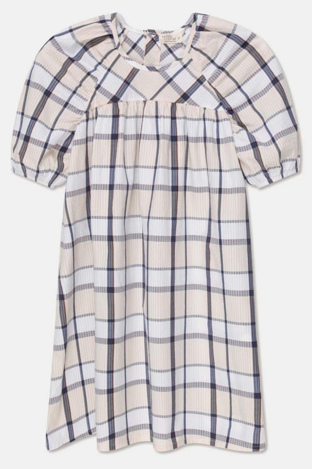 Plaid seersucker dress - Unique - Dresses