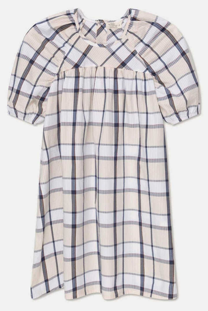 Plaid seersucker dress - Unique - Dresses