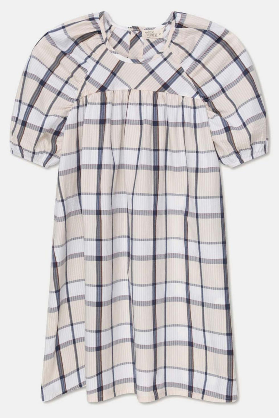 Plaid seersucker dress - Unique - Dresses