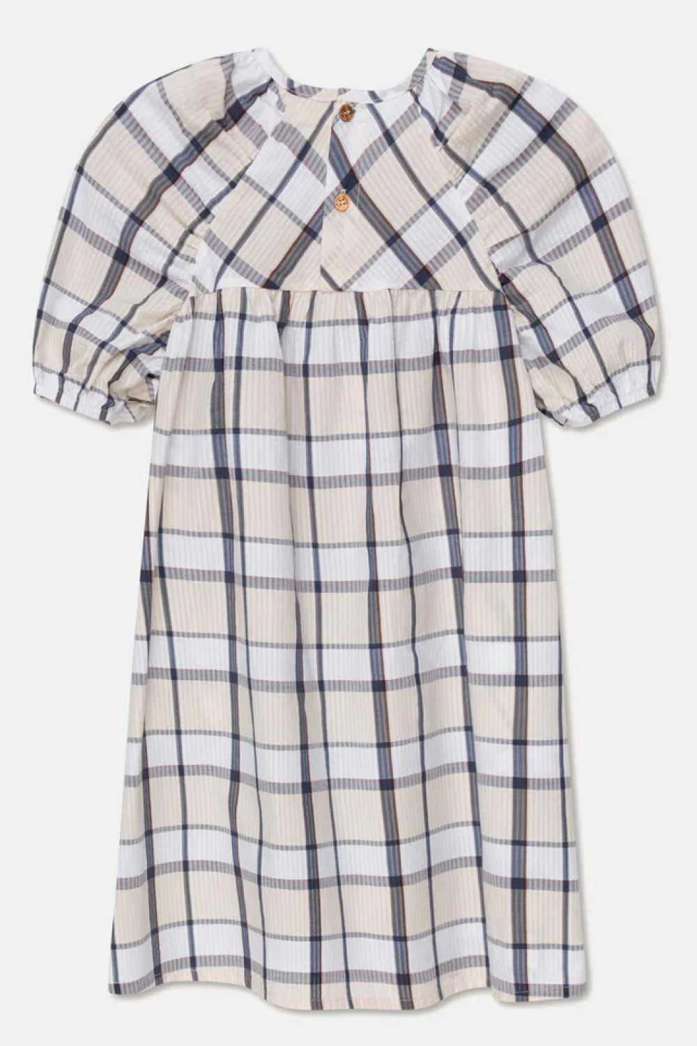 Plaid seersucker dress - Unique - Dresses