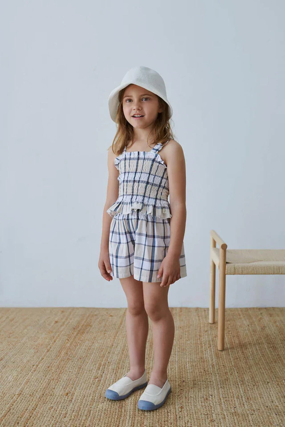 Plaid seersucker shorts - Unique - 6Y - Shorts