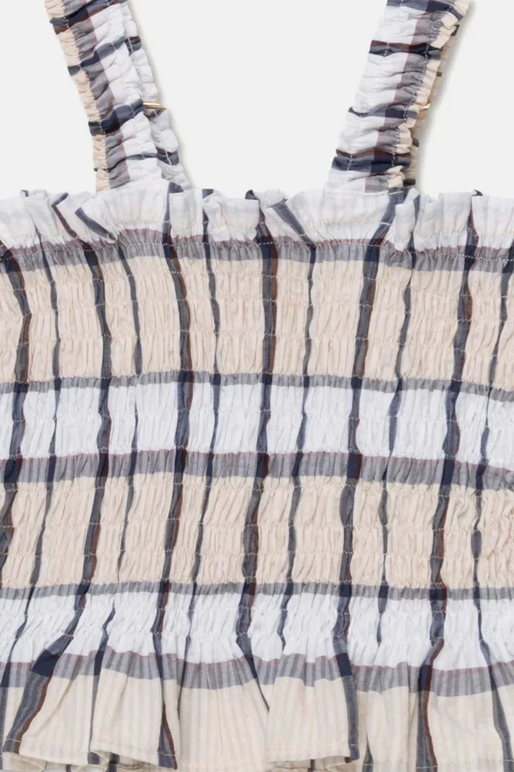 Plaid seersucker top - Unique - 6Y - Tank Top