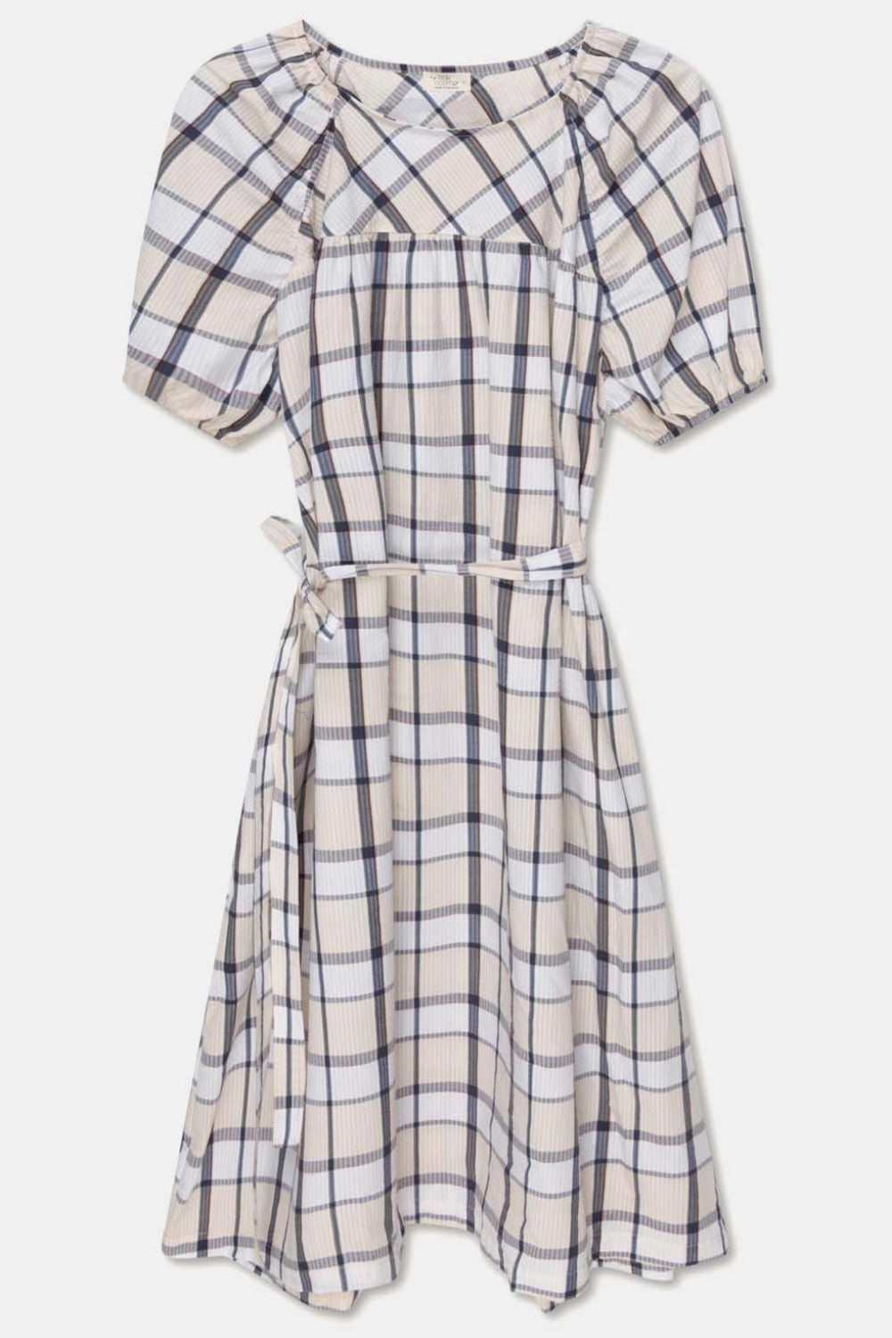 Plaid seersucker woman dress - Unique - S - Dresses