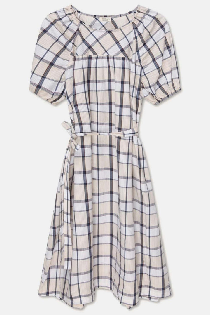 Plaid seersucker woman dress - Unique - S - Dresses