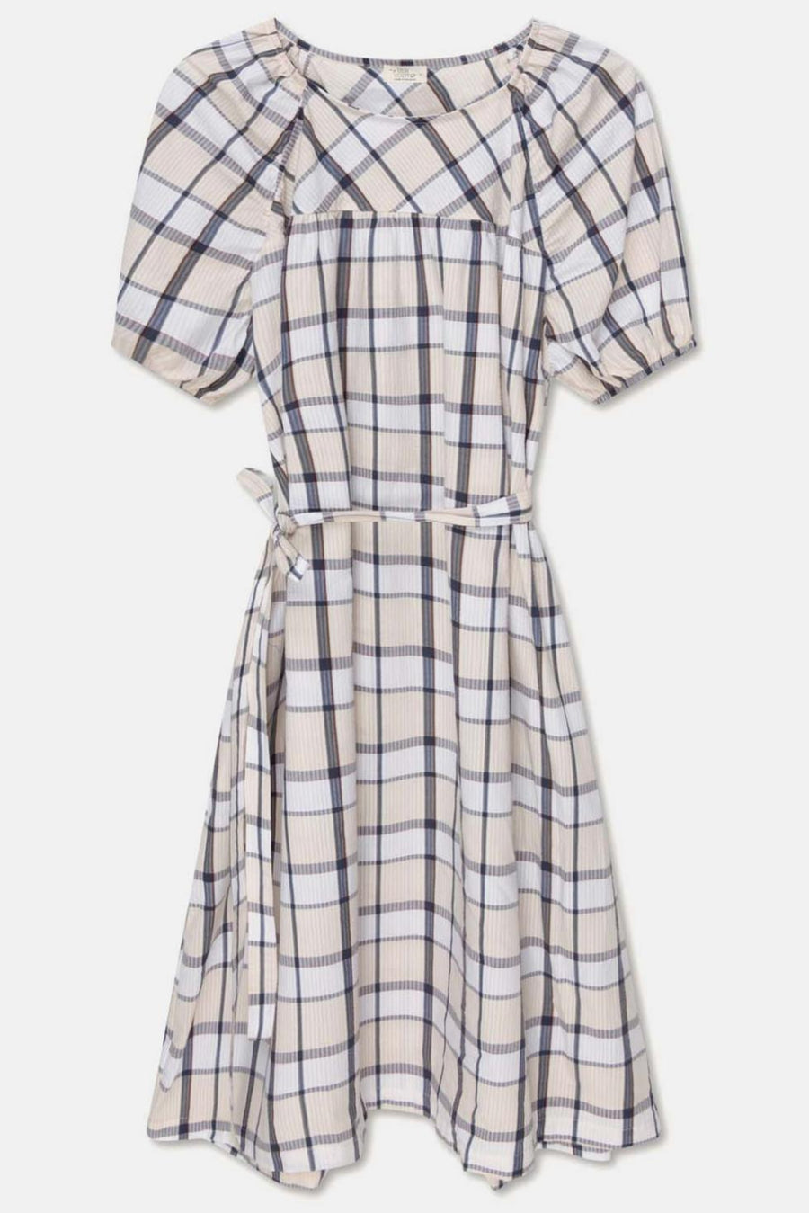 Plaid seersucker woman dress - Unique - S - Dresses